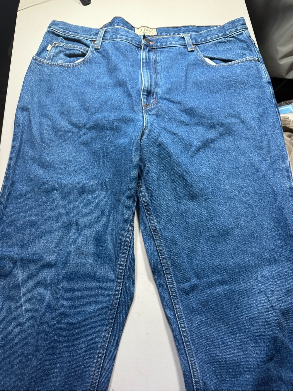 Classic LL Bean Blue Men's Jeans - Unknown Brand